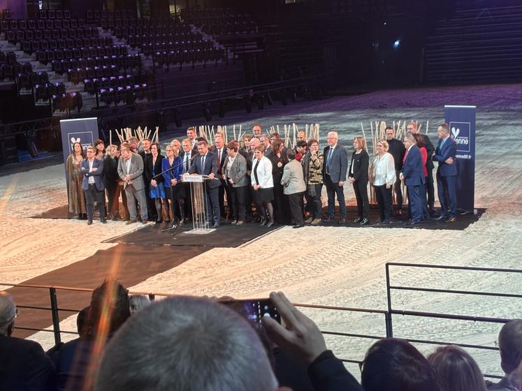 C'est à l'Arena que le Conseil Départemental a présenté ses vœux.