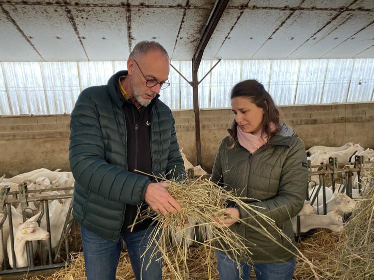 Bruno Mourot (Alicoop) et Karine Coynault (Earl les Coquelicots) 79