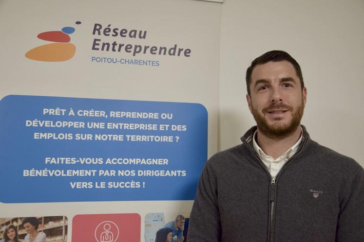 Damien Vidaud, directeur des antennes Charente et Vienne du Réseau Entreprendre.