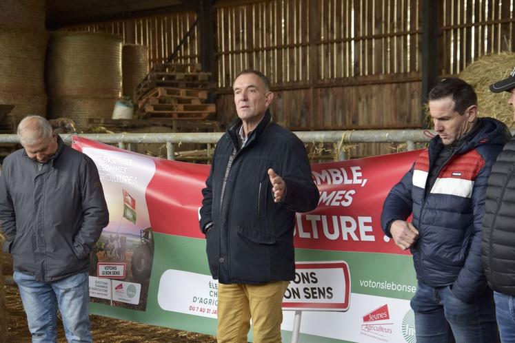 Président sortant, Christian Daniau est déterminé à poursuivre le travail au sein de la Chambre d'agriculture de la Charente.