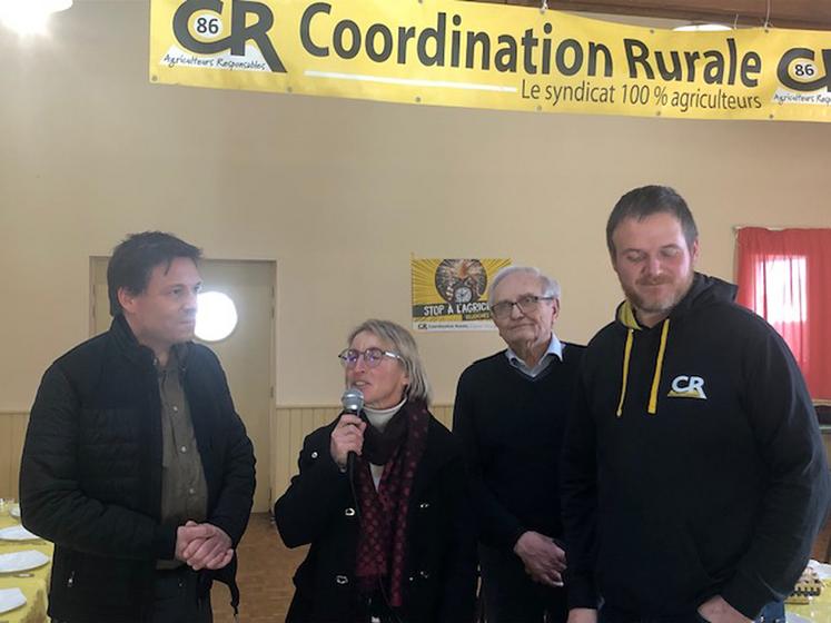 LA CR 86 a reçu la présidente nationale du syndicat à Prinçay.