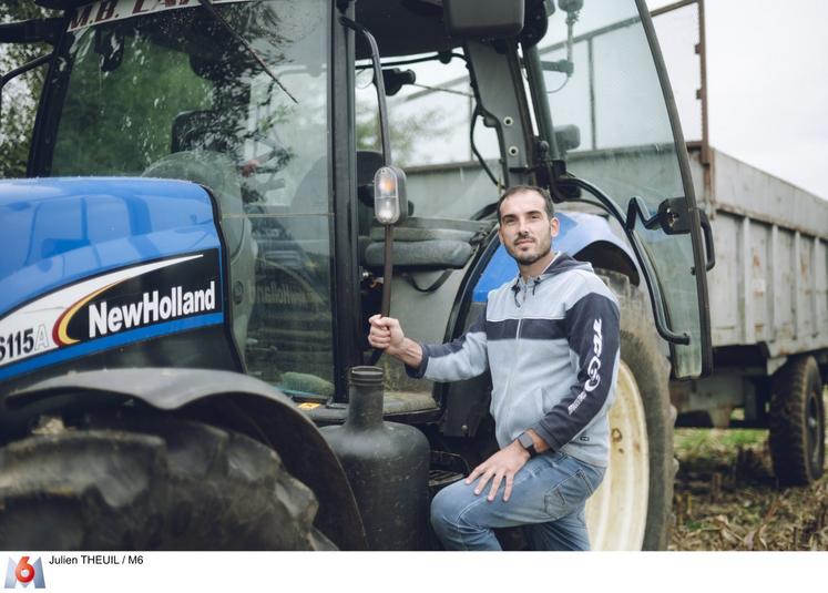 Julien, producteur de fourrage et céréalier.