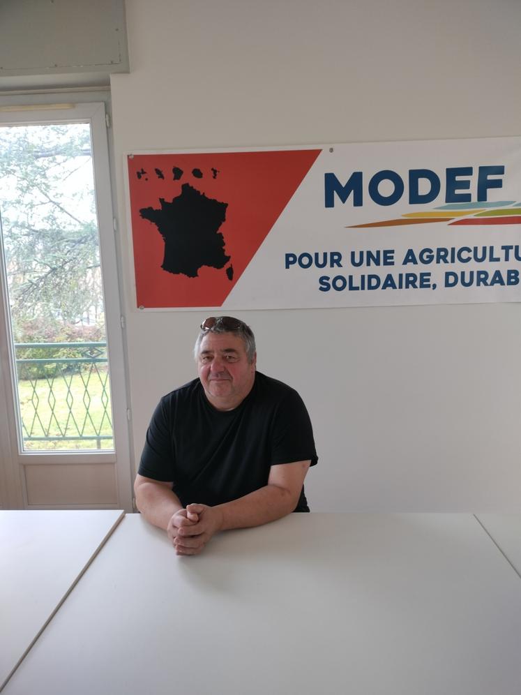 François Chapuzet, tête de liste du Modef 16