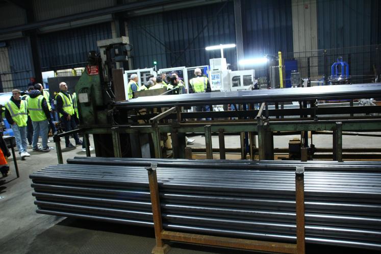 Une cinquantaine d'éleveurs, adhérents d'Innoval, ont visité Agritubel en début de semaine.