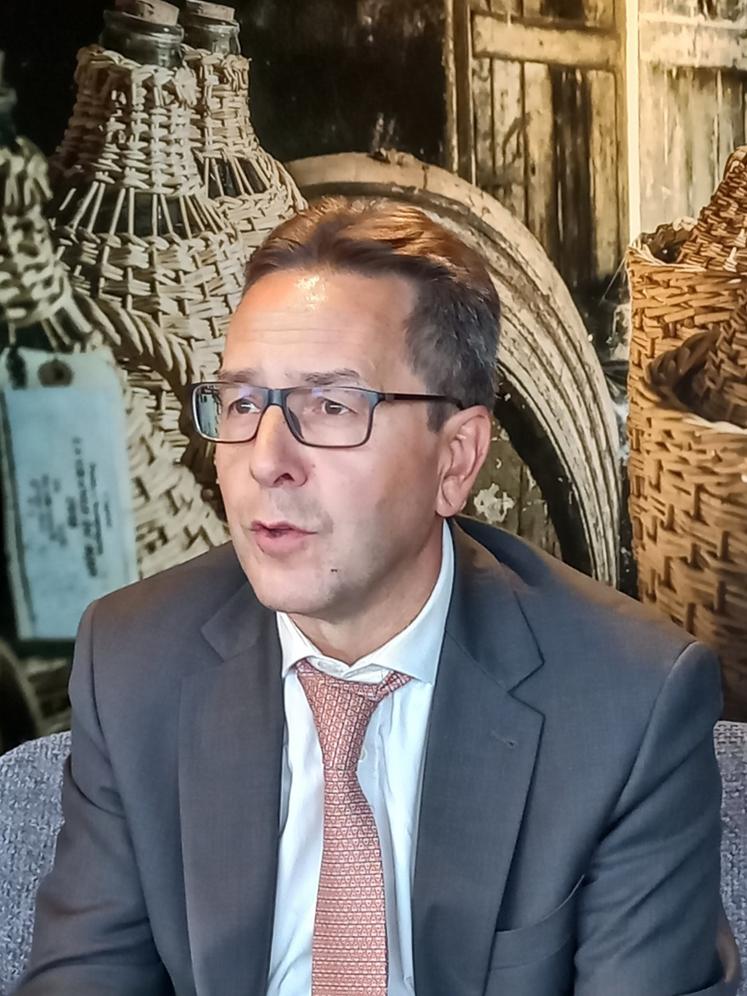 Guilhem Nouvel-Alaux, nouveau directeur général de la caisse régionale du Crédit Agricole.