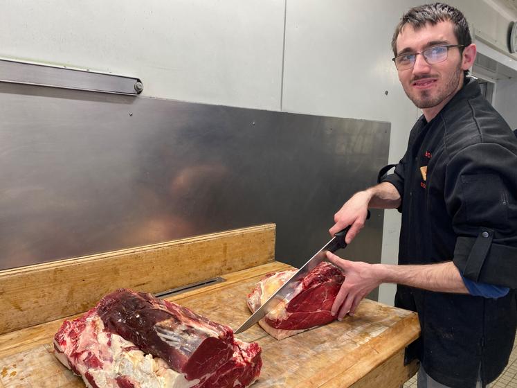 Nicolas Baudet, en BP boucherie, sera parmi les visiteurs lors de la coupe du monde de boucherie à Paris.