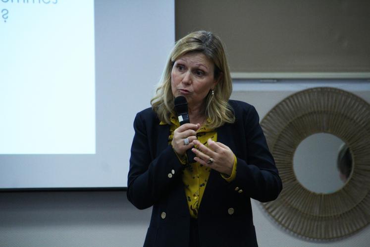 Yaël Braun-Pivet, présidente de l'Assemblée nationale, était à Mazerolles vendredi dernier.