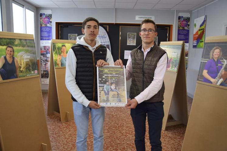 Aloïs et Valentin animeront la table ronde introductive de la matinée d'échanges.