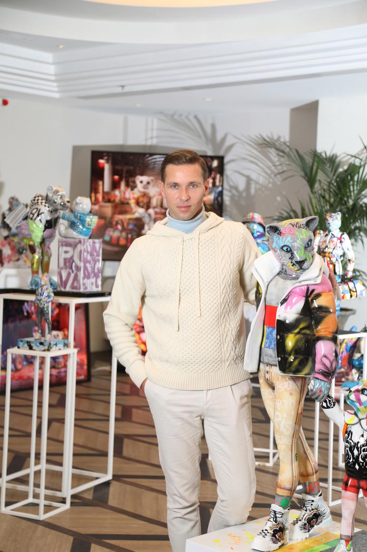 Pluie de couleurs assurée pour l'exposition de S. Kristol au Domaine de Carthage.