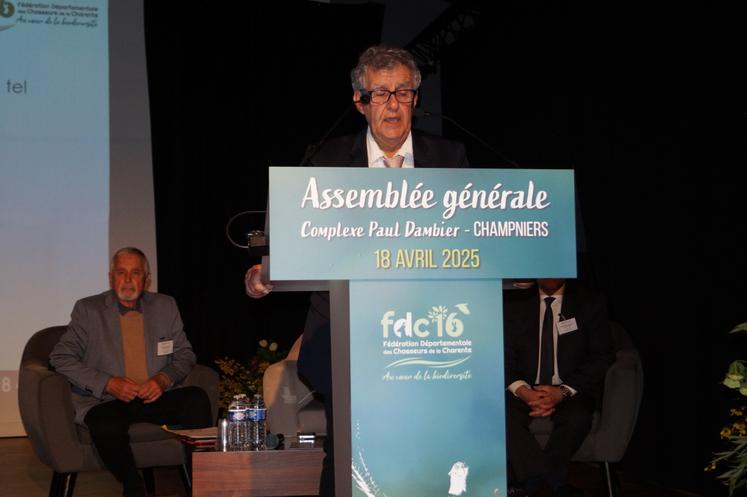 Bruno Meunier, président départemental et régional des chasseurs.