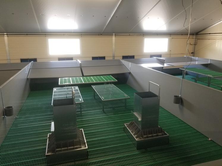 Les éléments du parc sont facilement démontables pour faciliter le nettoyage.