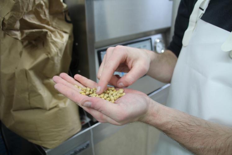 Le soja utilisé pour fabriquer le tofu vient d'une exploitation en Charente-Maritime.
