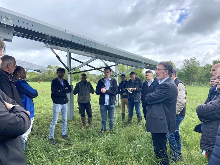 Les experts de Valeco ont présenté le projet au préfet de la Vienne, Serge Boulanger (à droite).