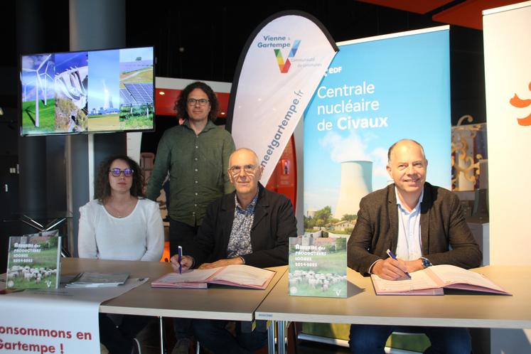 La plateforme Pops facilite l'accès aux produits frais et de qualité aux salariés de la Centrale de Civaux. 