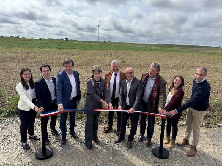 Le parc éolien EDF Renouvelables a été inauguré le mardi 13 mai à Baignes-Sainte-Radegonde