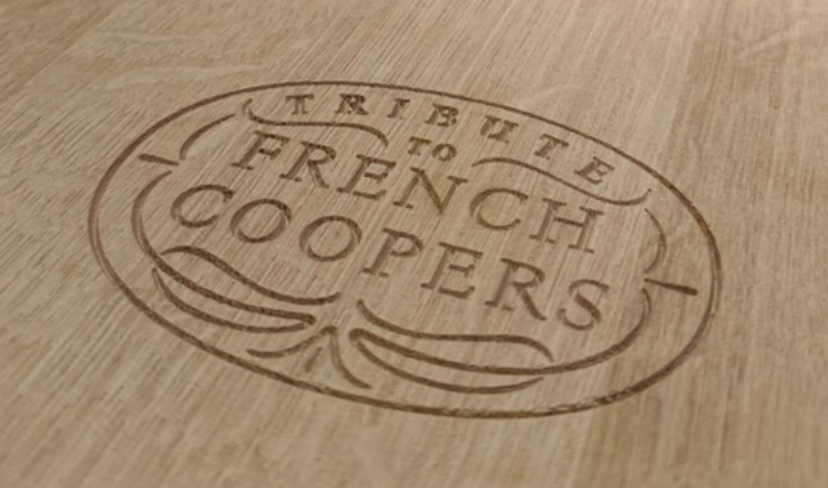 Une barrique "hommage aux tonneliers français"