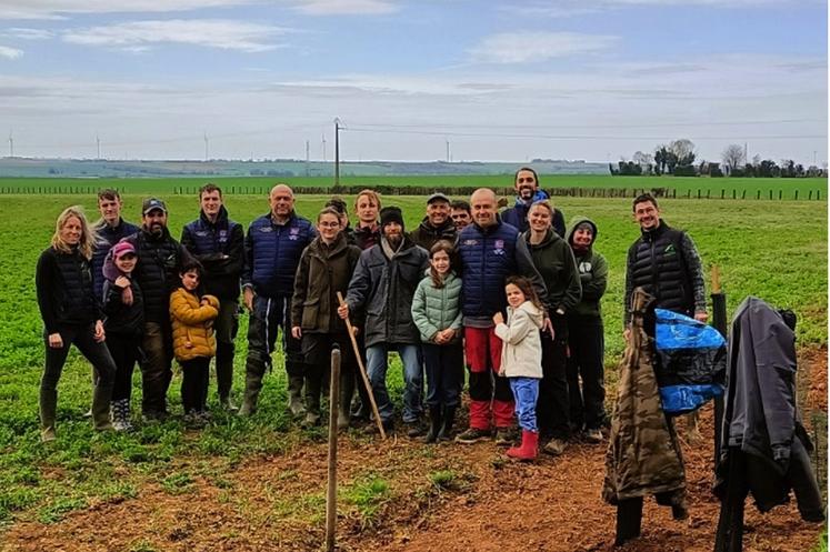 L'équipe de bénévoles au complet.