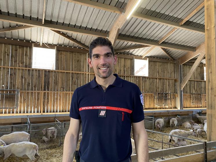 Ambassadeur des sapeurs-pompiers volontaires, Aurélien Bérardengo propose d'intervenir auprès des agriculteurs lors des manifestations agricoles, notamment les AG.