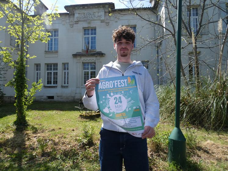 Fabien Jaguenaud est le président du nouveau comité d'organisation de l'Agro'Fest.