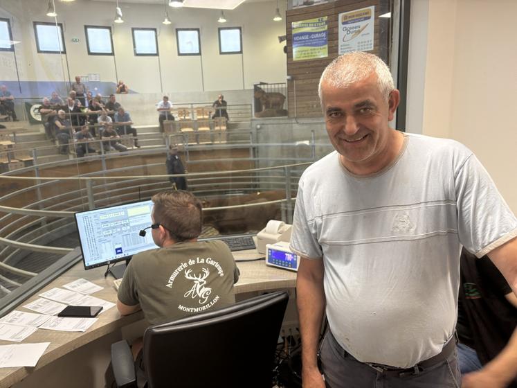 Jean-Marc Guillot est le président du marché au cadran.