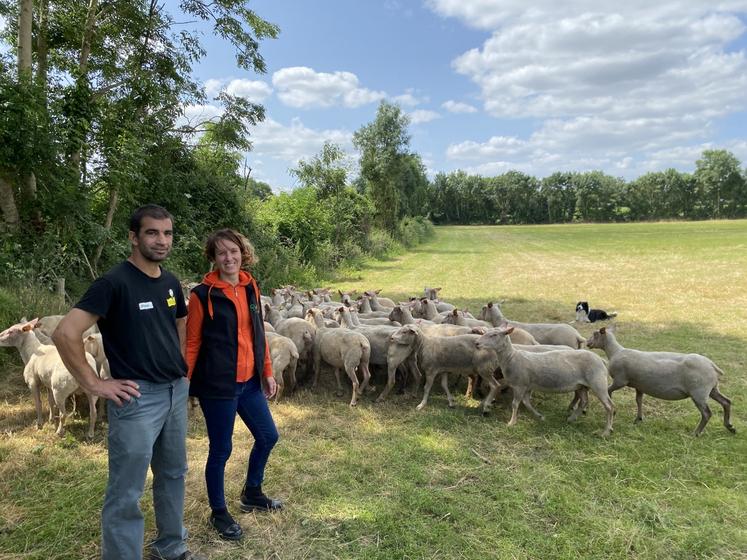 Accueillir le concours est naturel pour Mickaël et Sophie Corbin, éleveurs à Germond-Rouvre : "En agriculture un projet en amène un autre. Ces moments conviviaux, partagés avec le public, sont importants à vivre".