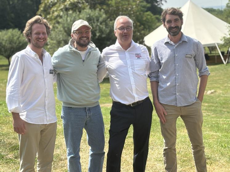 Valentin Ramel, Arnaud Delvenne, Jean-Noël Delaunois et German Mulet.