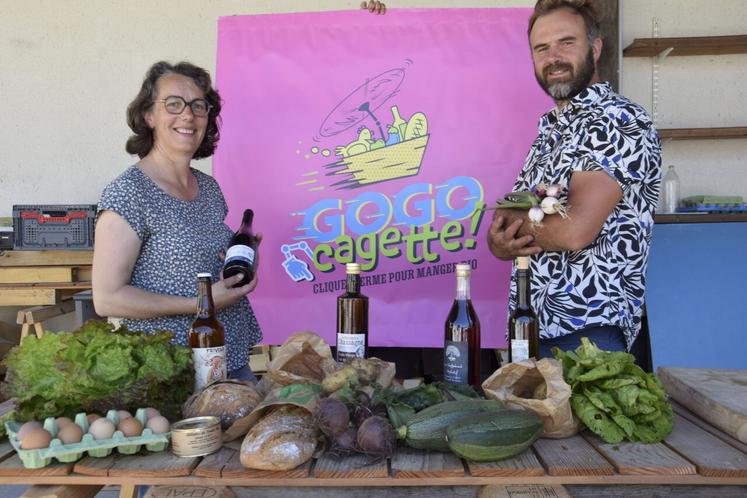 Agnès Fortin-Rousteau et Tibère Pellet font partie des producteurs associés dans Gogo Cagette.