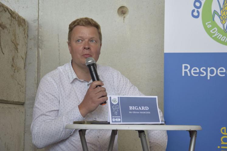 Olivier Marchis, directeur de la filière bovine de Bigard à Quimperlé. Le géant de l'agroalimentaire mise sur la contractualisation et vise les 50 % d'animaux contractualisés en France (contre 25 % actuellement).