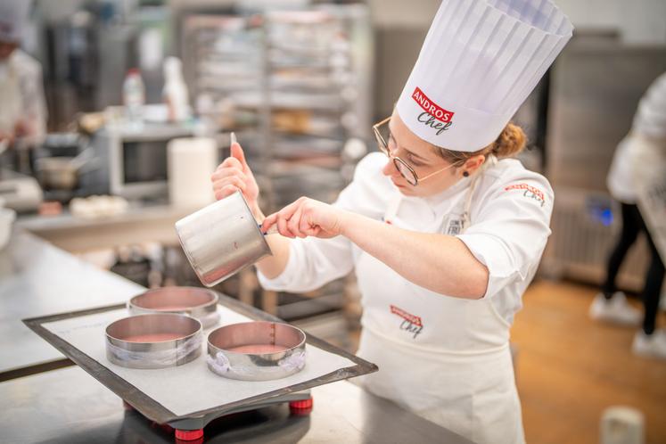 Kenza Barrault a préparé 4 éléments en 7 h 30.