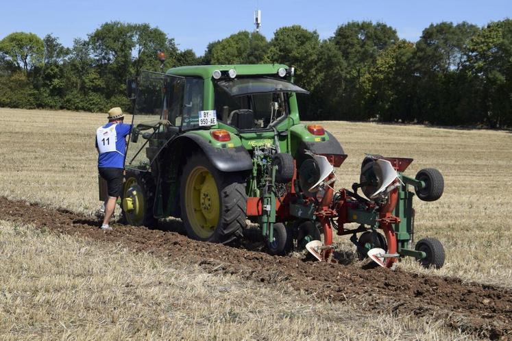 Temps fort de la fête de la terre : le concours de labour.