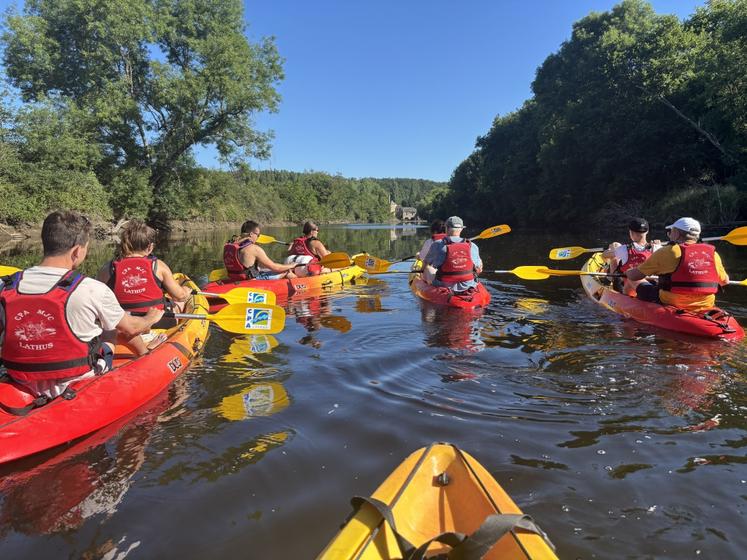 Randonnée canoe gartempe