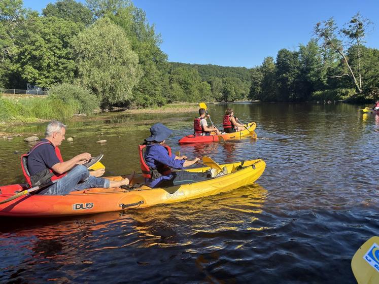 Randonnée canoe gartempe
