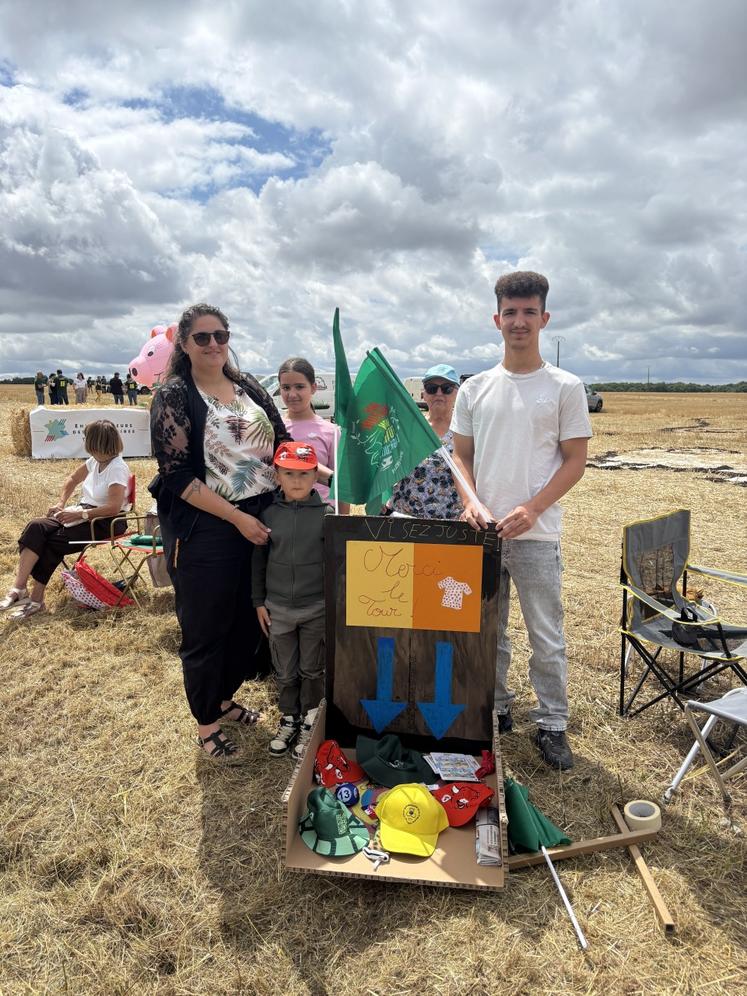 La famille a passé une journée conviviale.