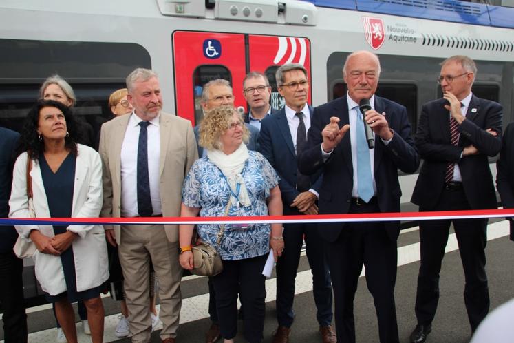 L'inauguration des nouvelles rames s'est tenue à la gare de Poitiers, le 7 juillet dernier.