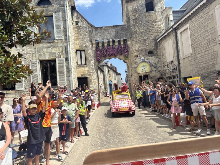 Les rues de La Roche-Posay étaient particulièrement remplies.