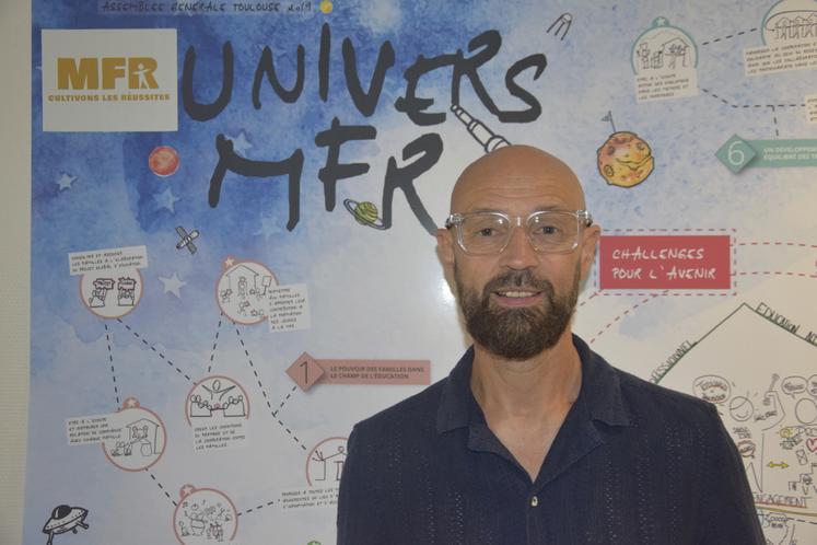 Jacques Chevalier, directeur de la Fédération départementale des MFR de la Charente.