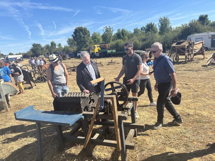 Même si ce sont les Jeunes Agriculteurs qui organisaient, du vieux matériel était exposé.