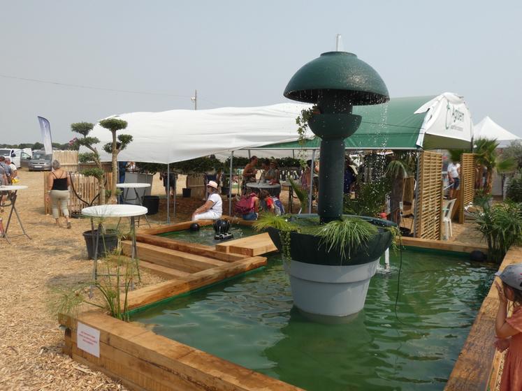 L'entreprise Agrisem, l'un des partenaires principaux de cette édition, a profité de son stand pour mettre en avant quelques réalisations paysagères...