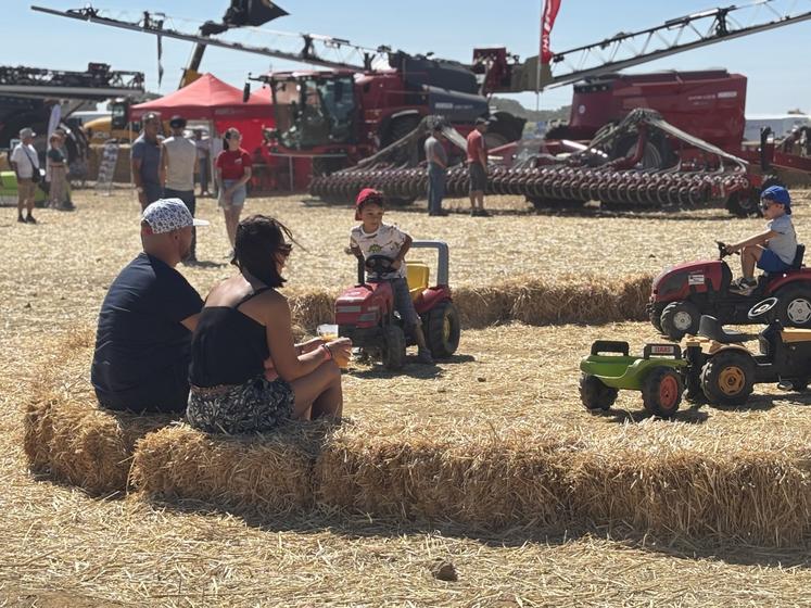 De nombreux jeux étaient proposés aux enfants.