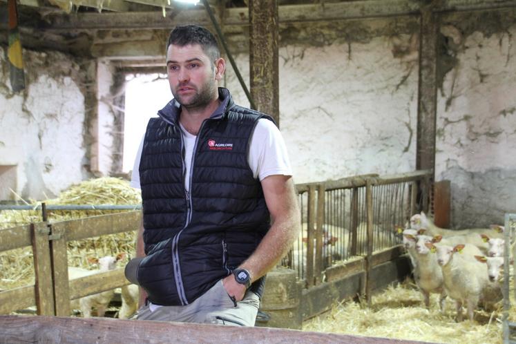 Victor Leglantier est éleveur à Saulgé.