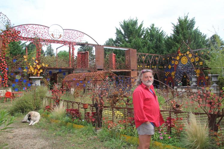 François Alix fera visiter son "Magic Hortus" pour les journées du patrimoine.