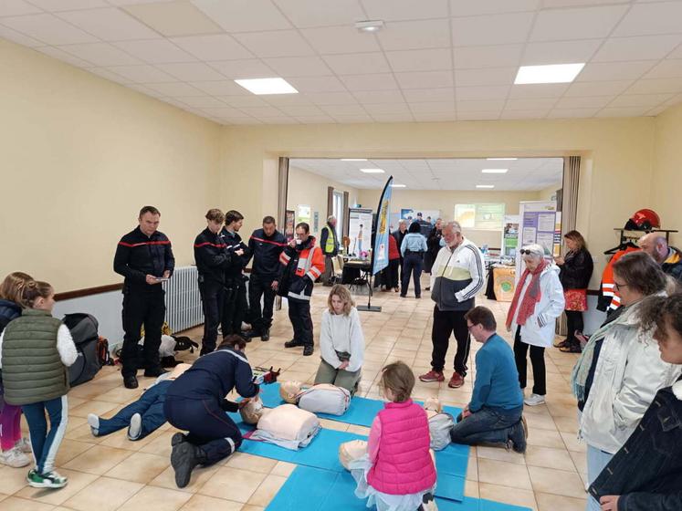 La journée de prévention citoyenne à Yversay en 2024 avait attiré 170 personnes.