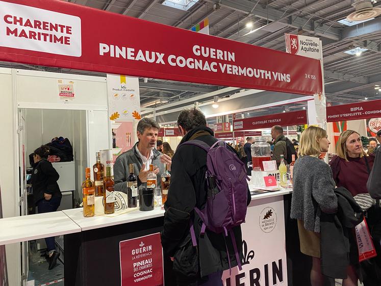 Philippe Guérin participe depuis deux ans au Salon de l'agriculture à Paris. « C'est une belle opportunité pour faire connaître nos produits. »