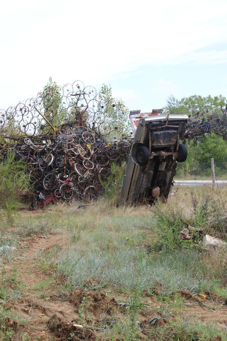 Ce qui est visible de la route.