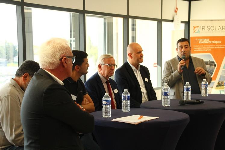 En marge de l'inauguration, Irisolaris a organisé une table ronde sur l'autoconsommation collective et individuelle photovoltaïque.