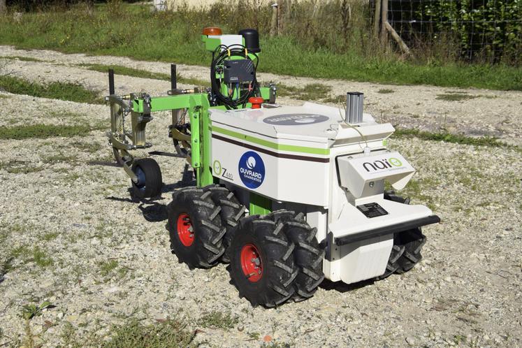 Le robot de maraîchage Oz a été livré début octobre au Campus agro-viticole de la Charente, à La Couronne.