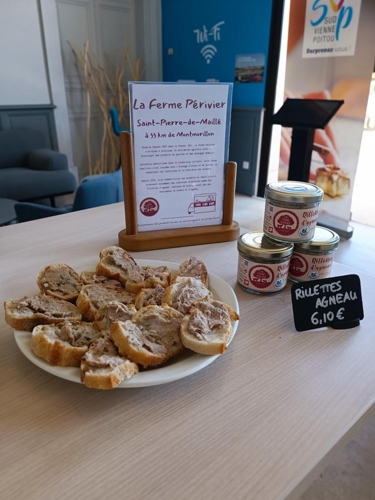 Les produits vendus dans les agences sont régulièrement proposés à la dégustation.