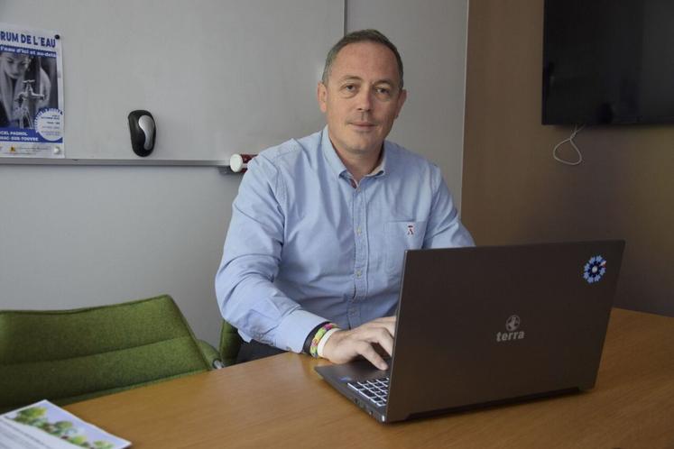 Frédéric Gauthier est directeur de Charente Eaux, syndicat mixte ouvert depuis septembre 2024. Il était auparavant directeur du cycle de l'eau à Grand Angoulême.