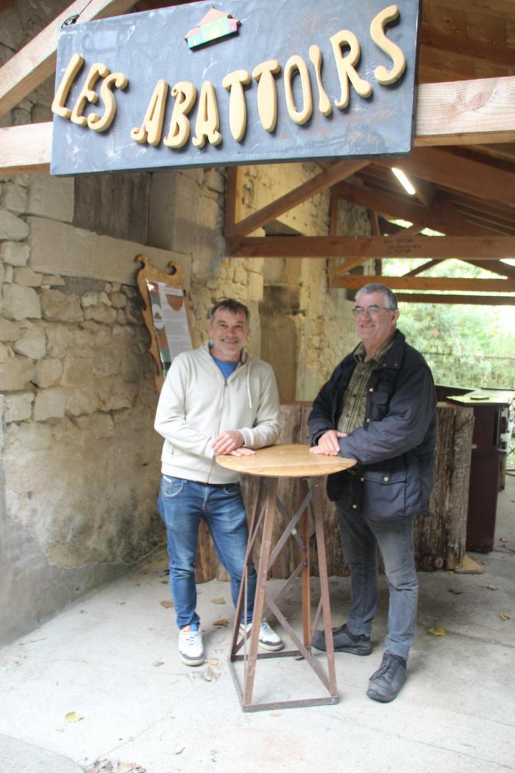 Dominique Pain et Fabrice Hairault.