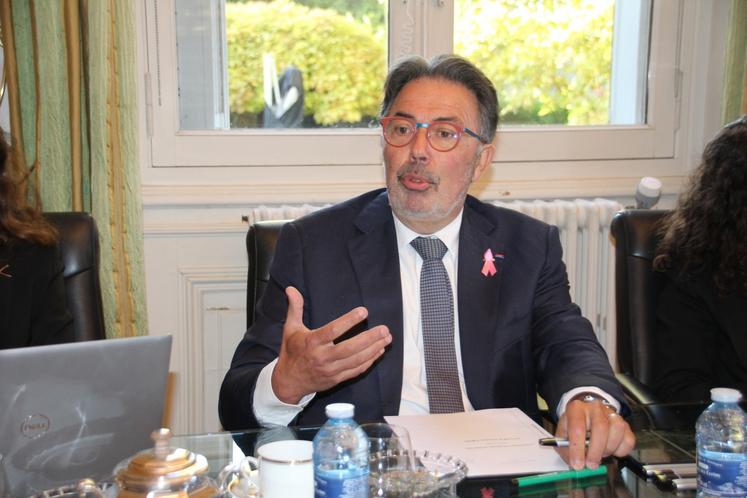 "Je tiendrai mes engagements sur les volumes prélevables", insiste Serge Boulanger.